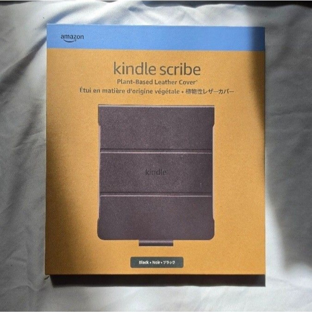 Amazon Plant-Based Leather Folio Cover For Kindle Scribe Black 9" (NEW/SEALED)